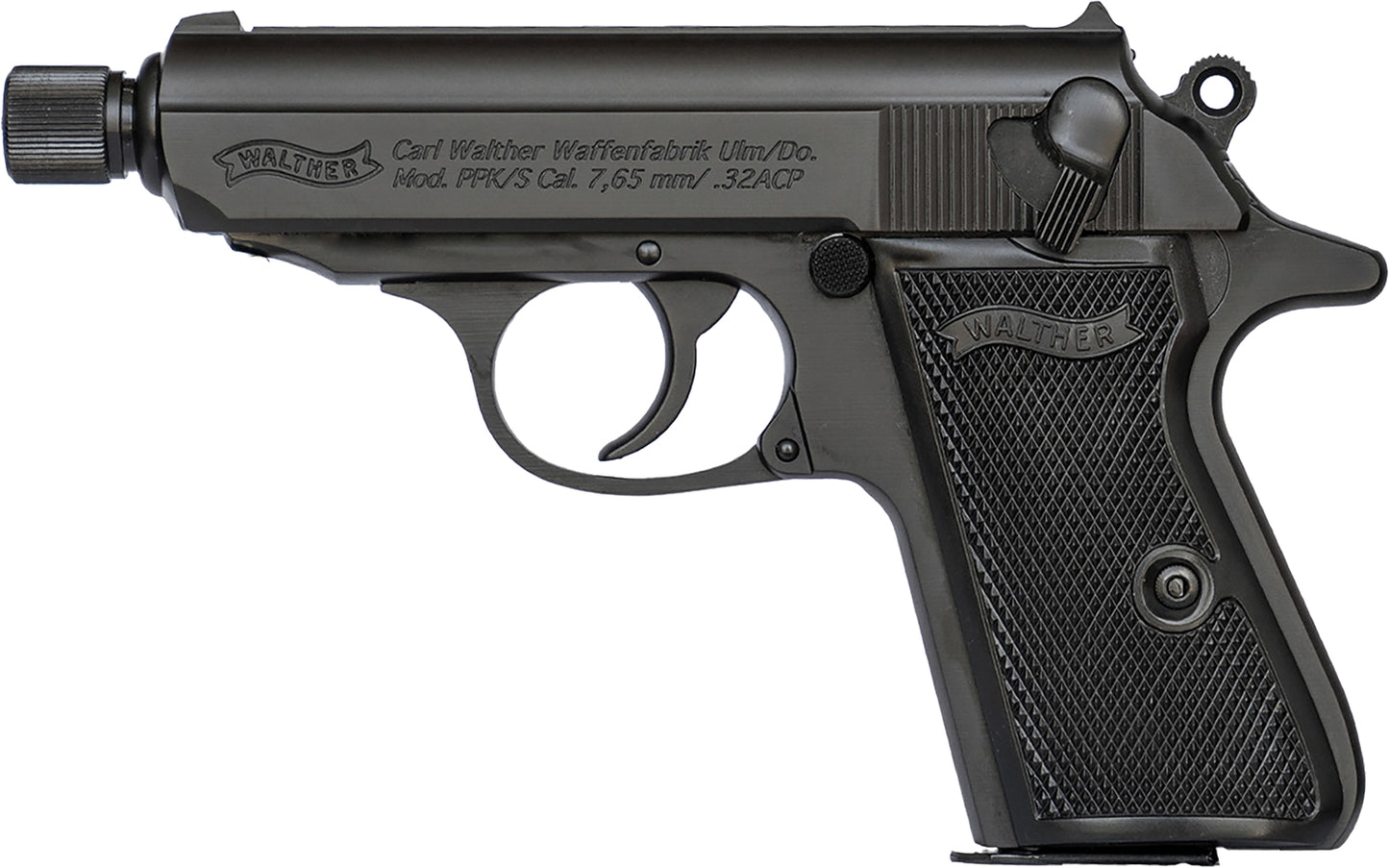 Walther Arms PPK/S 32 ACP 7+1 3.30" Black