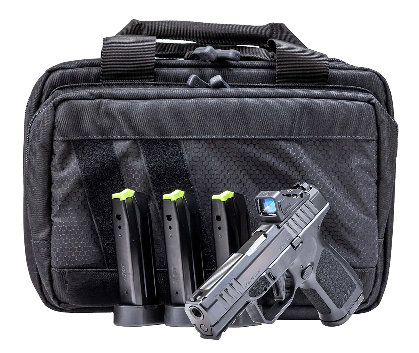 Rost-Martin RM1C Bundle Pack (Handgun, Viridian RFX-11 Green Dot, 4 17rd Magazines)