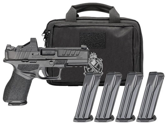 Springfield Armory Echelon Compact Gear-Pac, 9mm, 4" barrel, Viridian RFX-11 Green Dot Optic, 15rd and 18rd Capacity