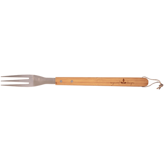 16 1/4" Bamboo Barbeque Fork