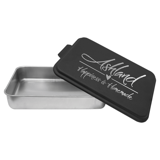 Aluminum Cake Pan with Powder Coated Lid