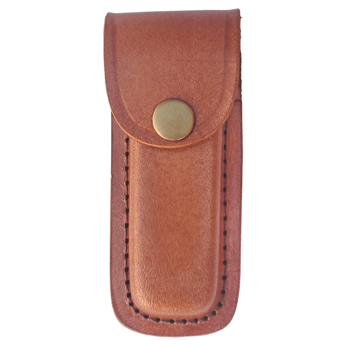 Bison River Leather Sheath with Snap Closure for Folding Knife