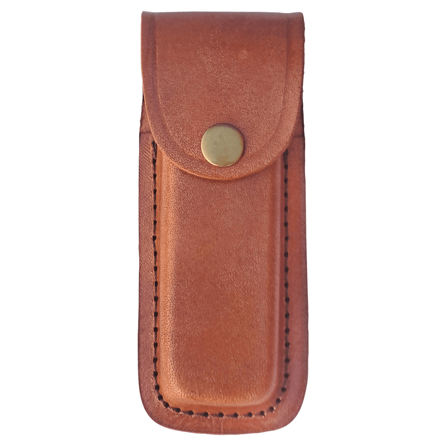 Bison River Leather Sheath with Snap Closure for Folding Knife