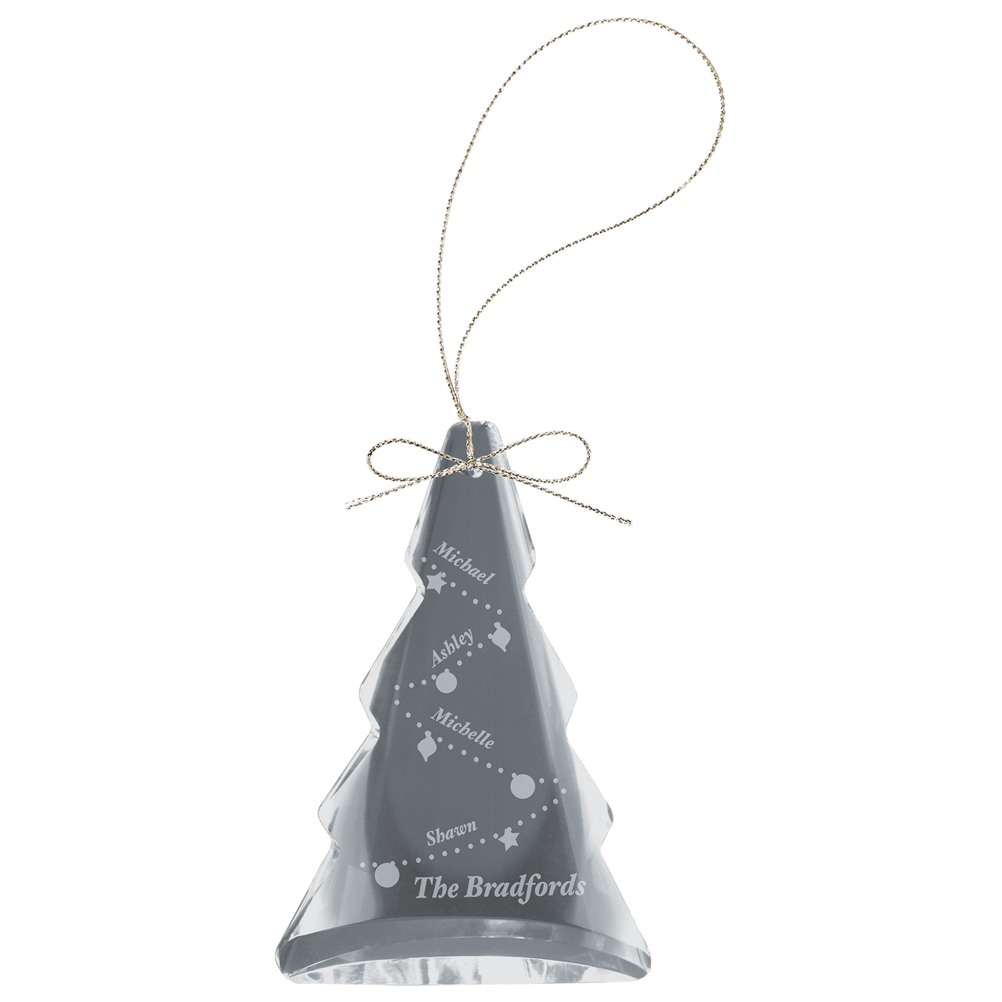 Crystal Faceted Ornament