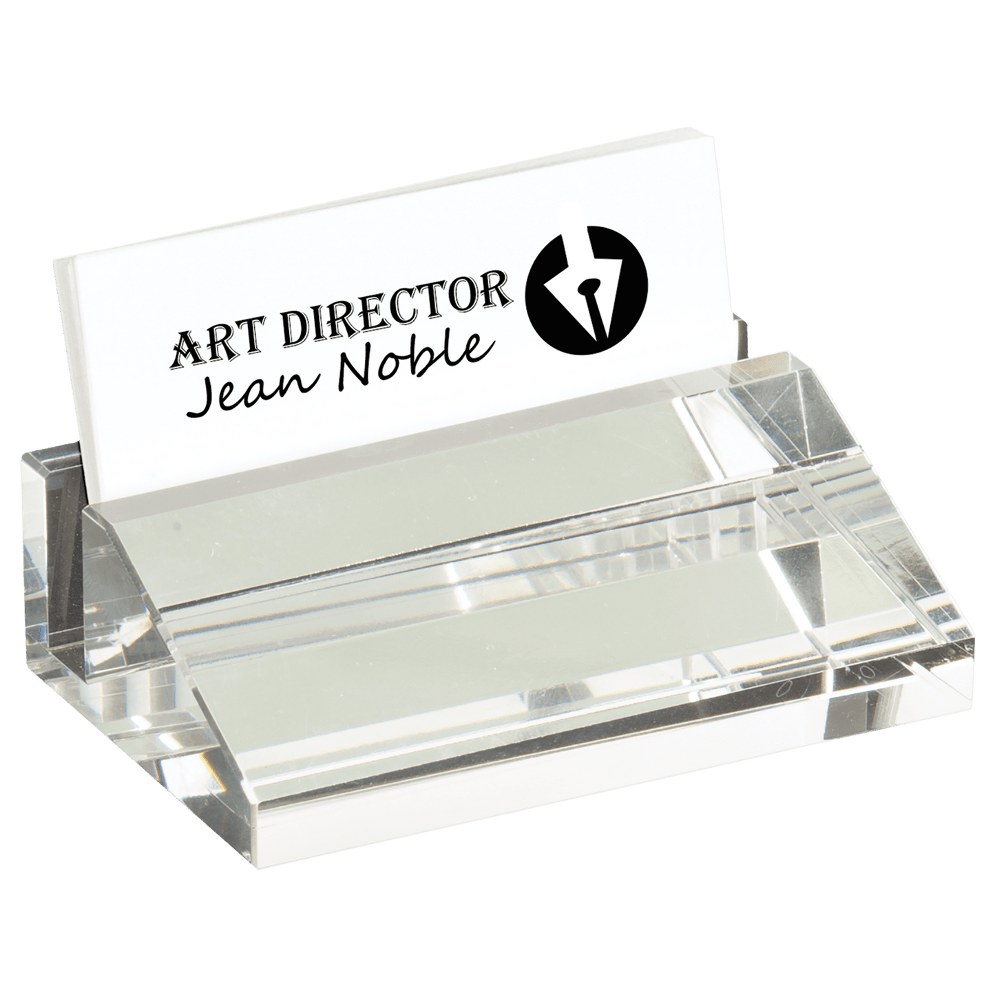 Crystal Business Card Holder