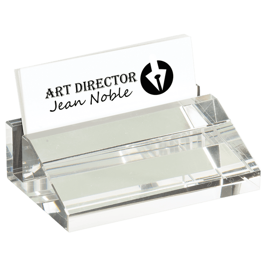 Crystal Business Card Holder