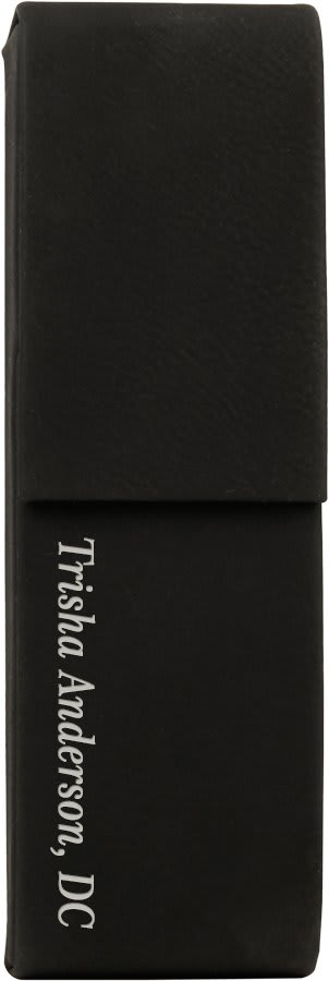 Leatherette Double Pen Case