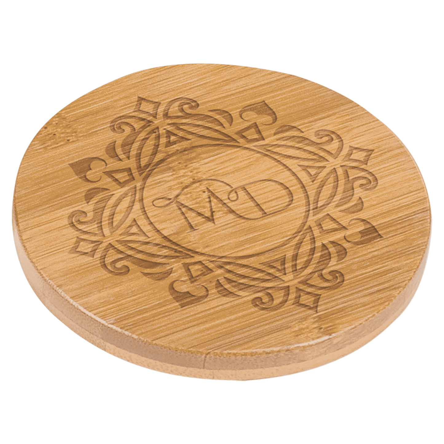 Round Bamboo Coaster