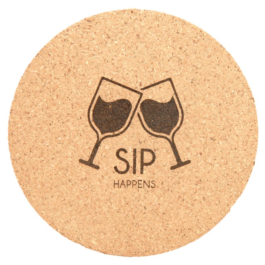 4" Cork Coaster