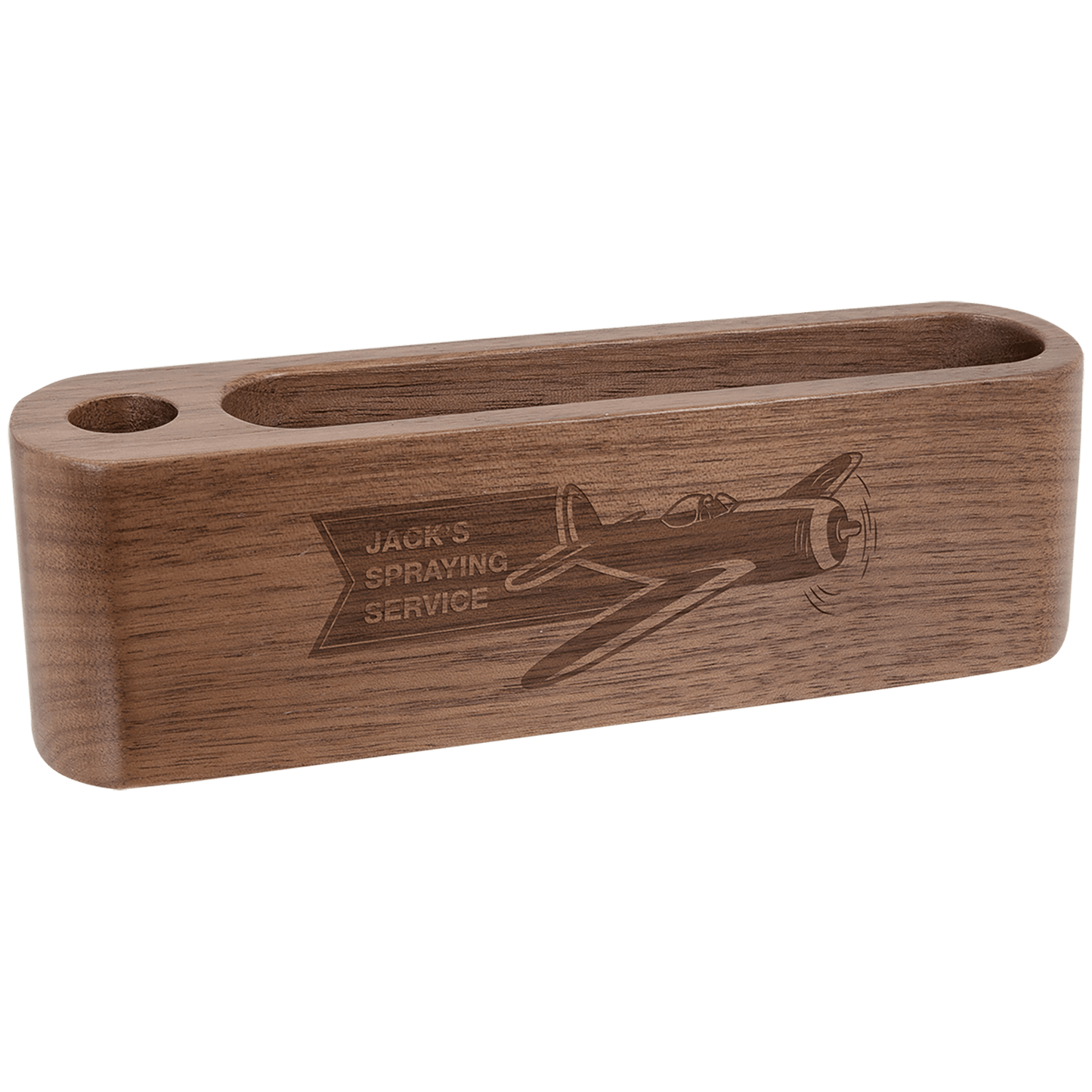 Wood Business Card Holder