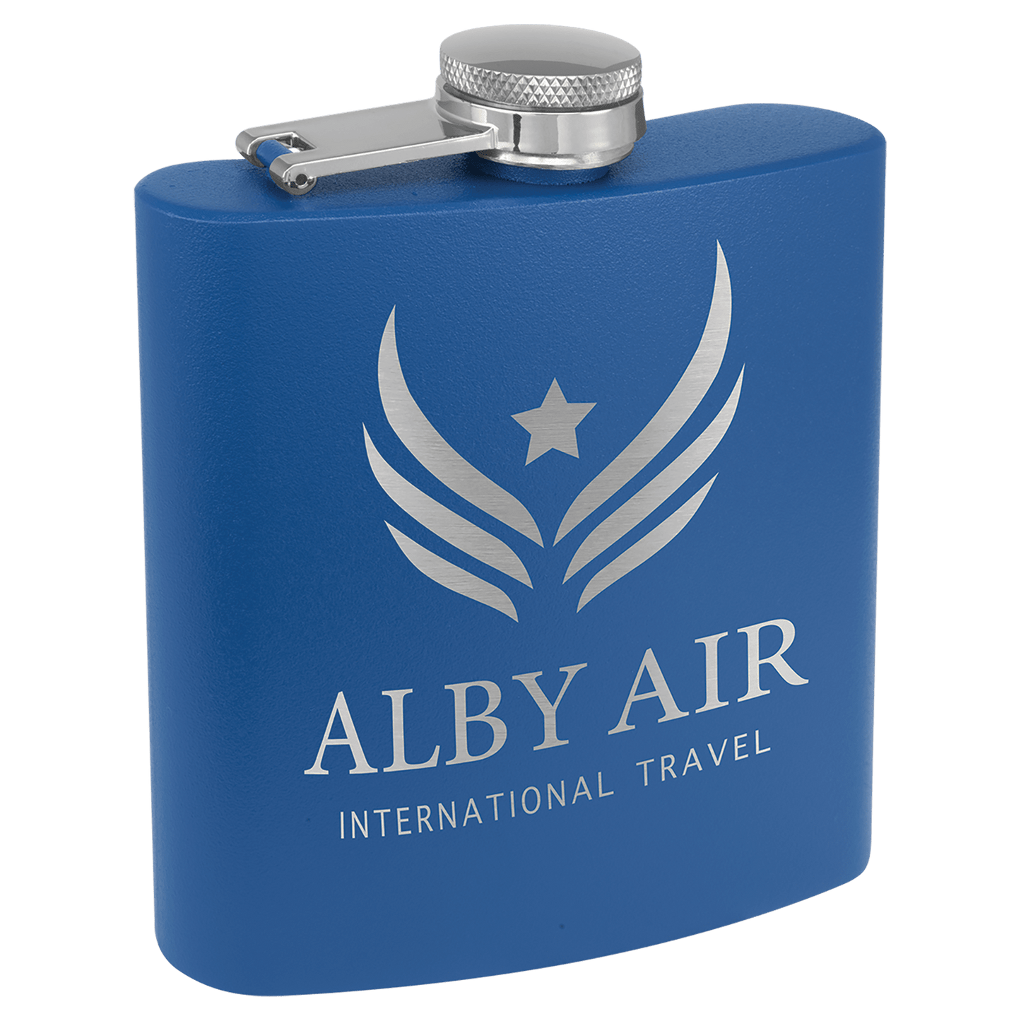 Powder Coated Laserable Stainless Steel Flask