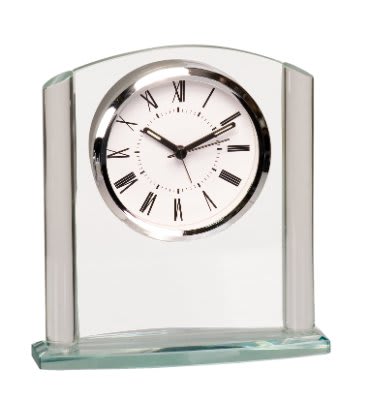 Arch Glass Clock