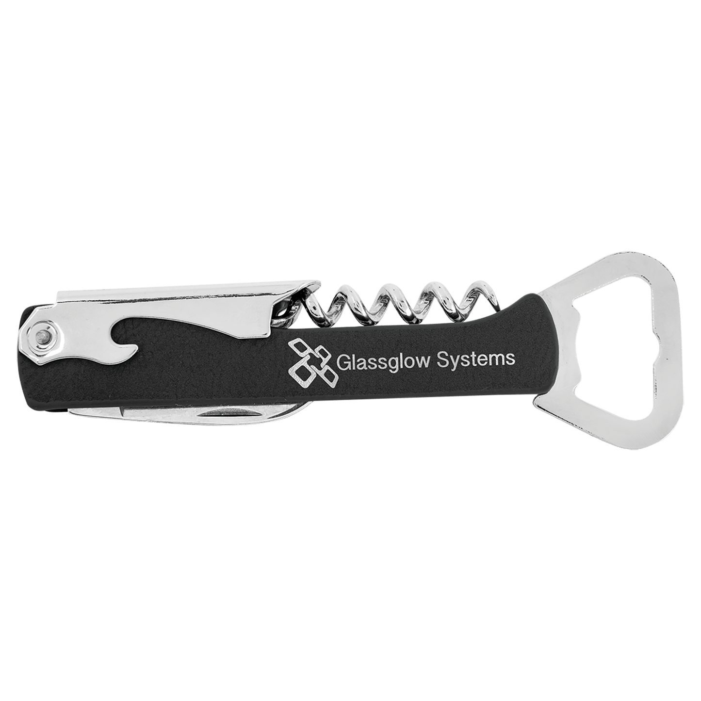 Leatherette Corkscrew Bottle Opener