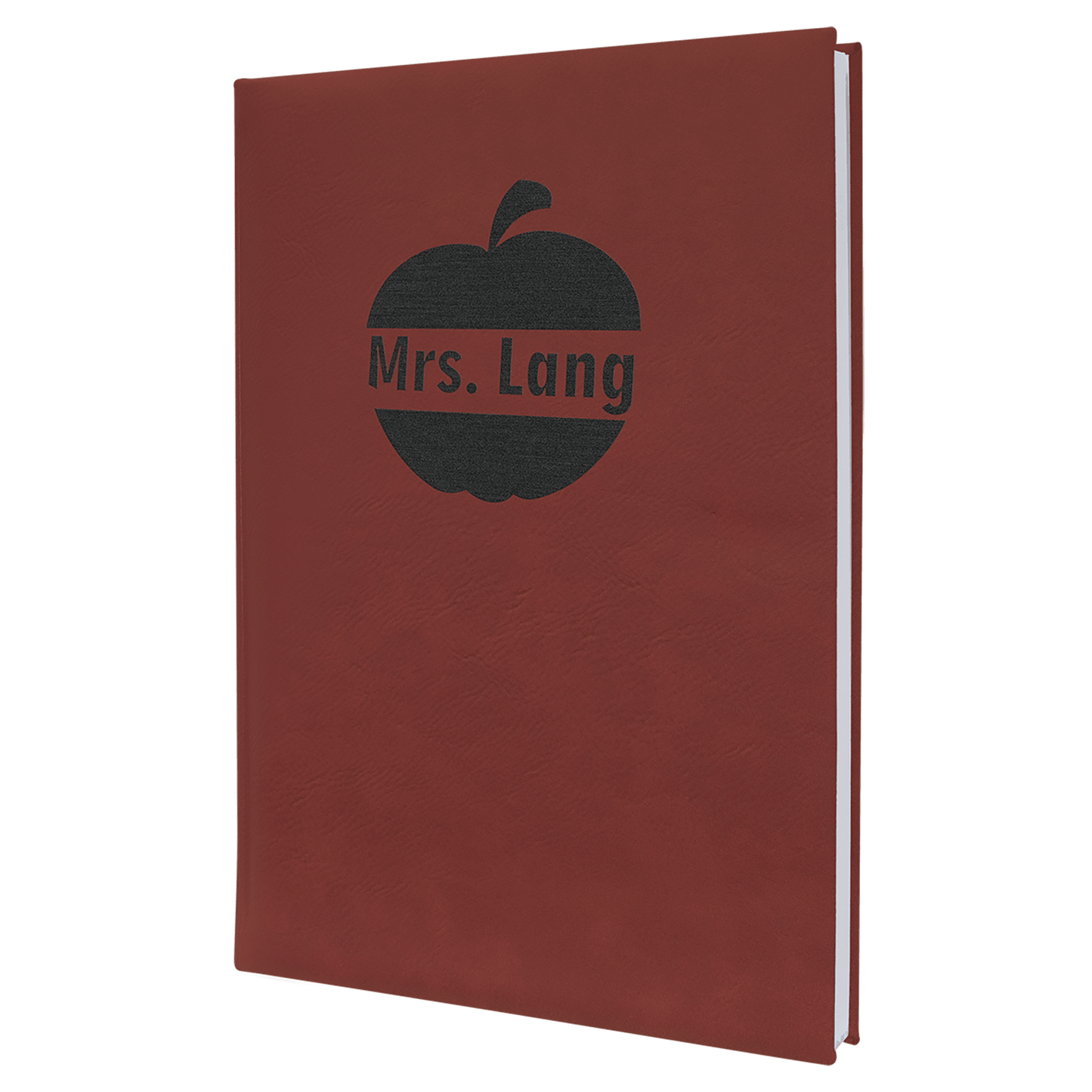 Lasered Leatherette Journal with Lined Paper