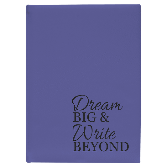 Lasered Leatherette Journal with Lined Paper