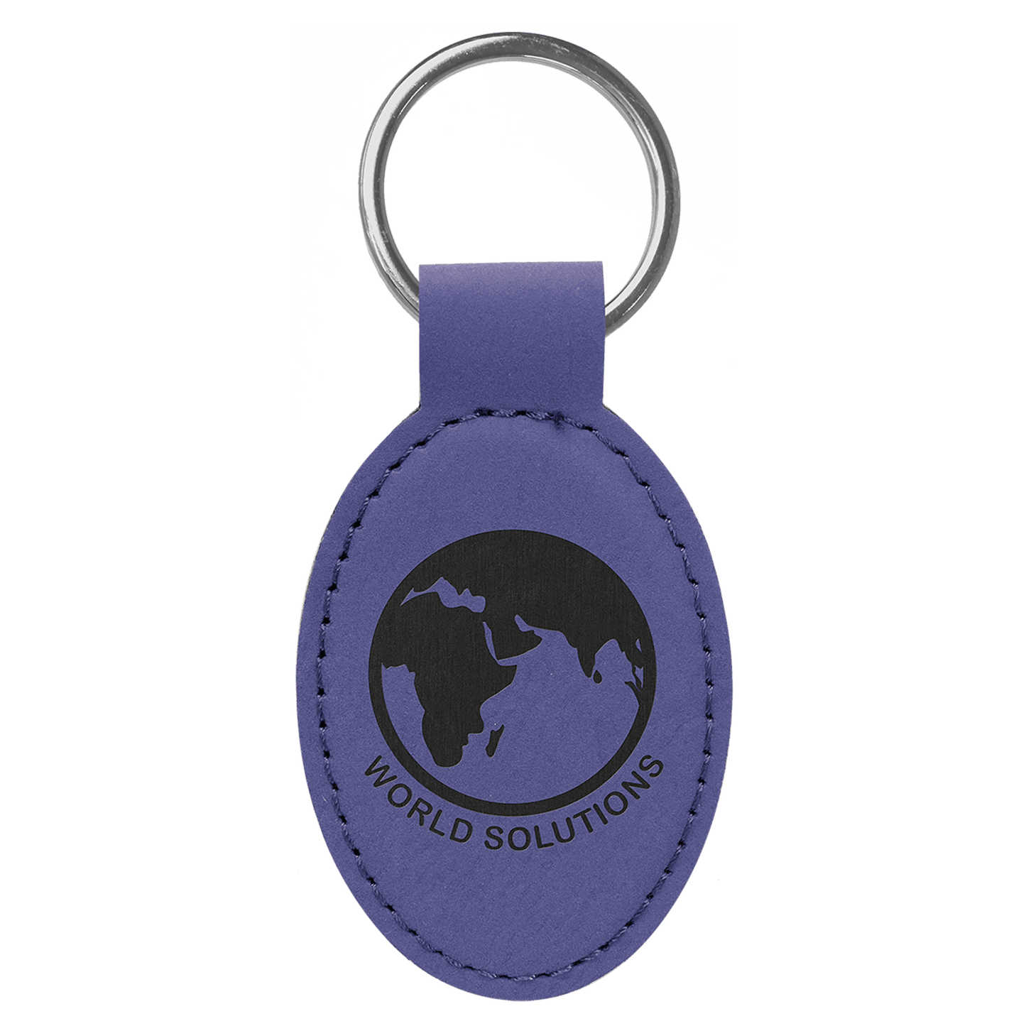 Leatherette Keychain