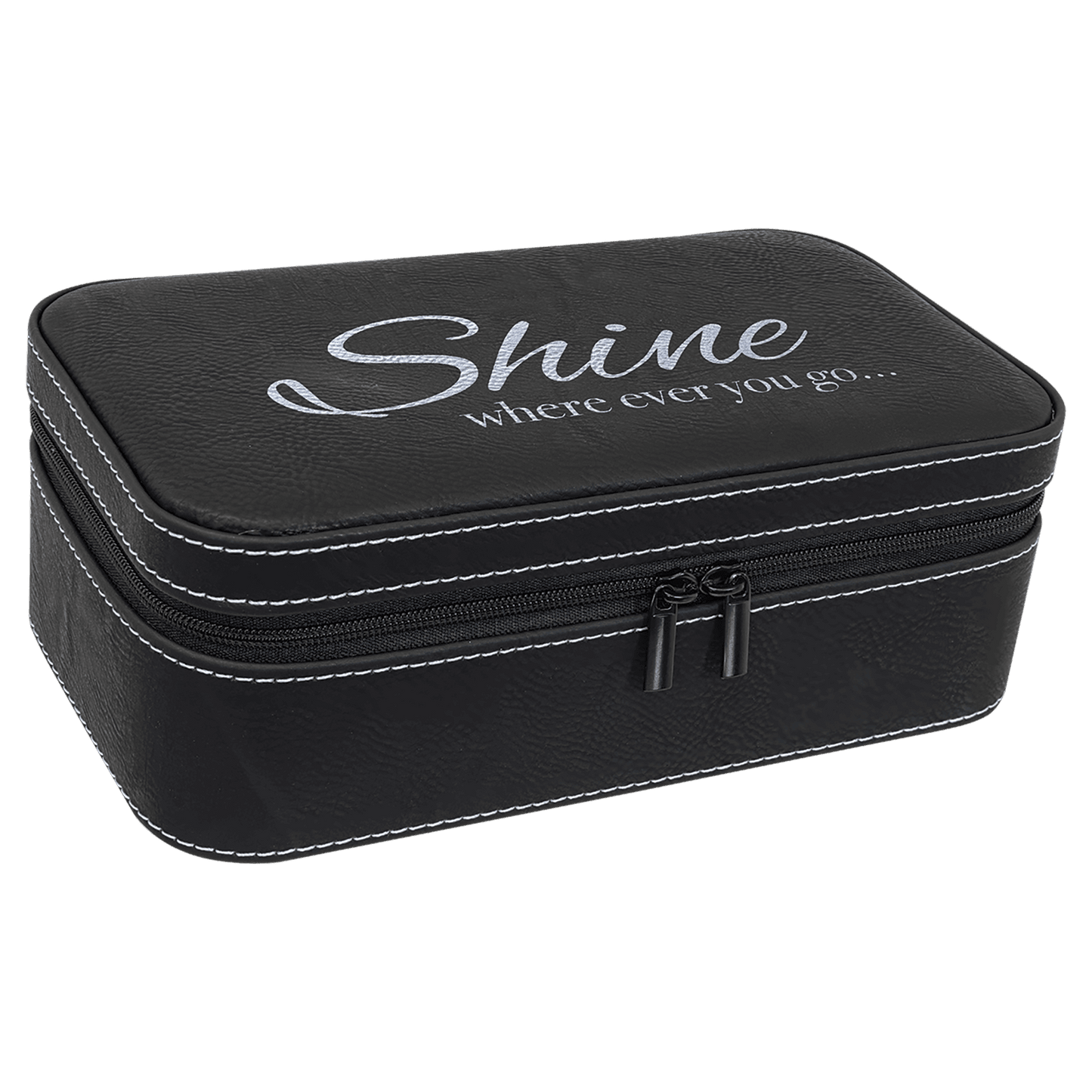 Laserable Leatherette Jewelry Box