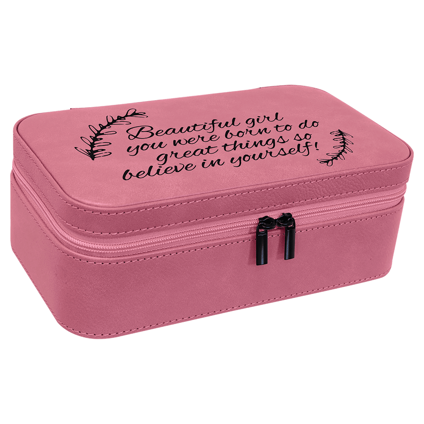 Laserable Leatherette Jewelry Box