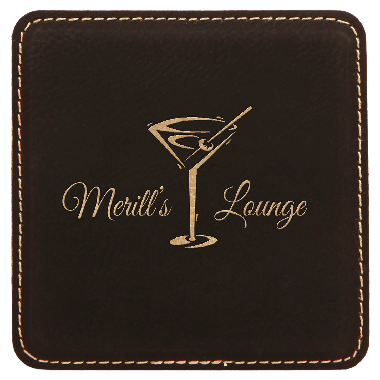 Laserable Leatherette Coaster