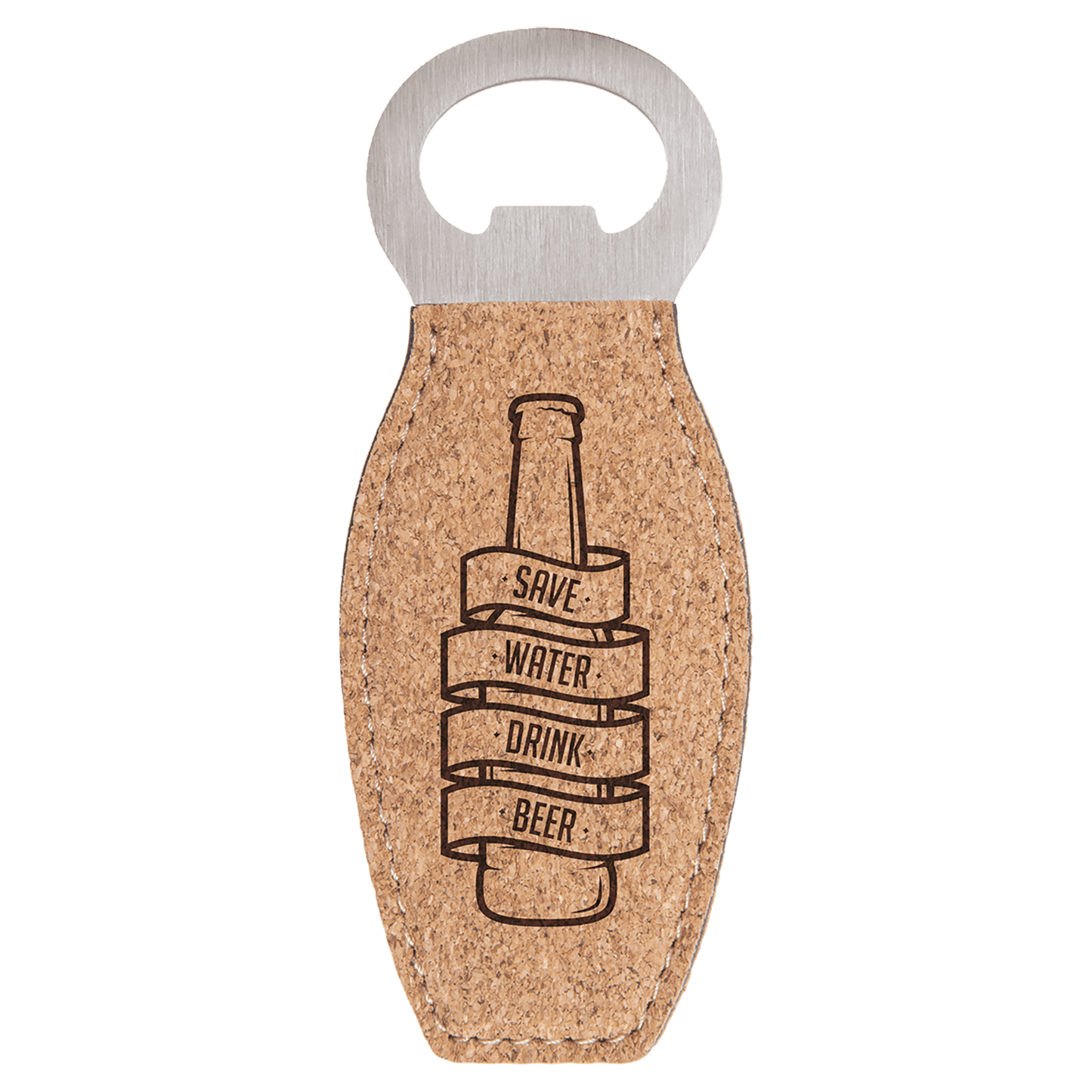 Leatherette Magnetic Bottle Opener