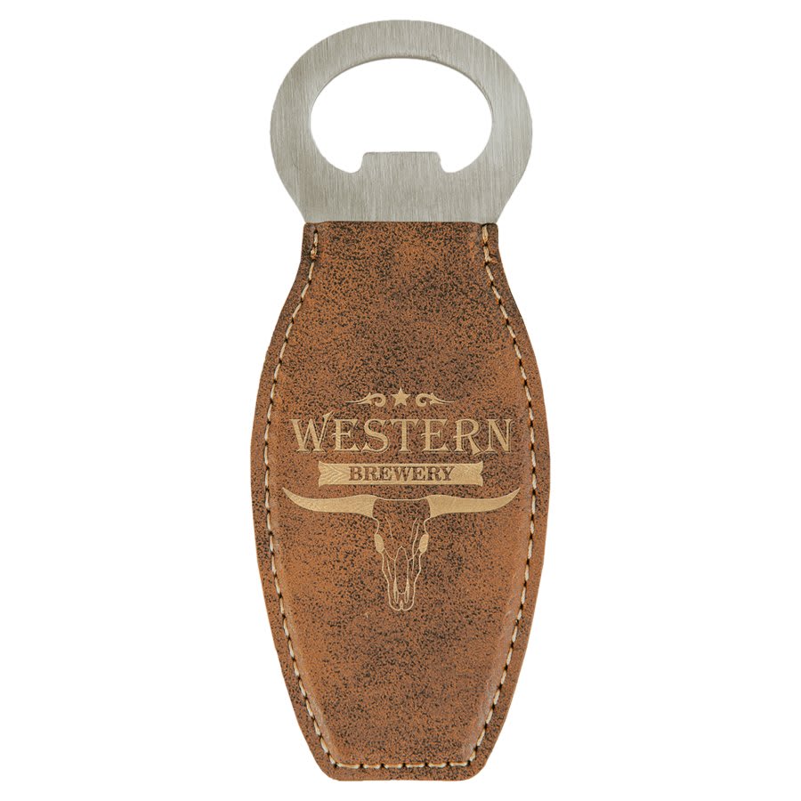 Leatherette Magnetic Bottle Opener