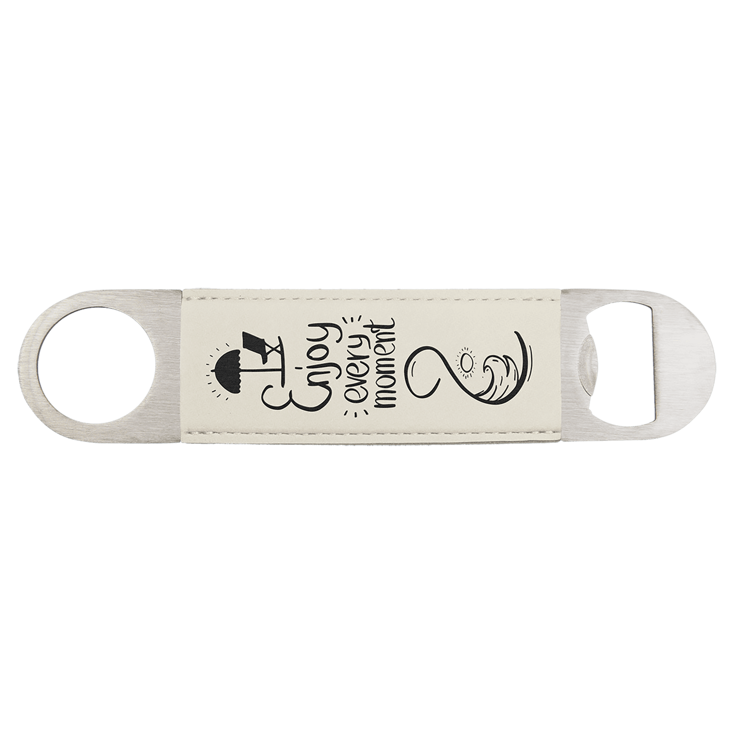 1 1/2" x 7" Leatherette Bottle Opener