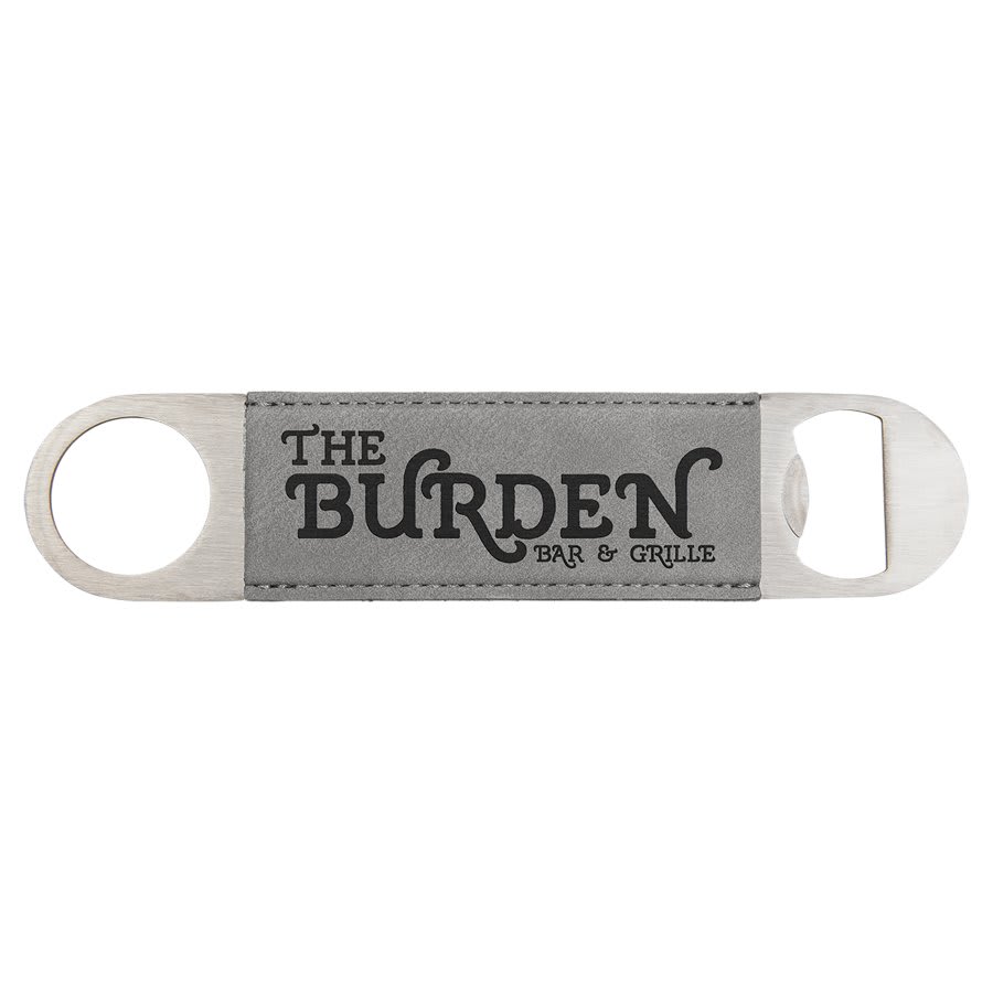 1 1/2" x 7" Leatherette Bottle Opener