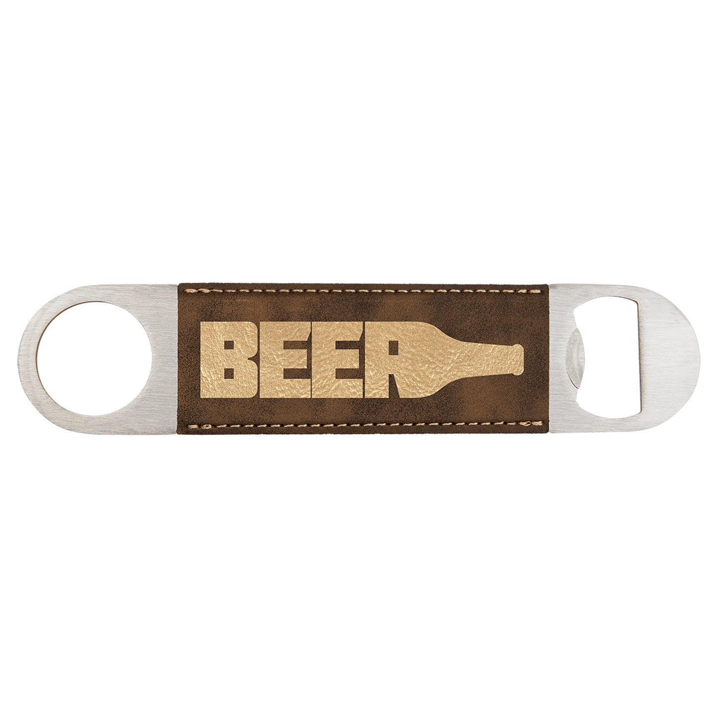 1 1/2" x 7" Leatherette Bottle Opener