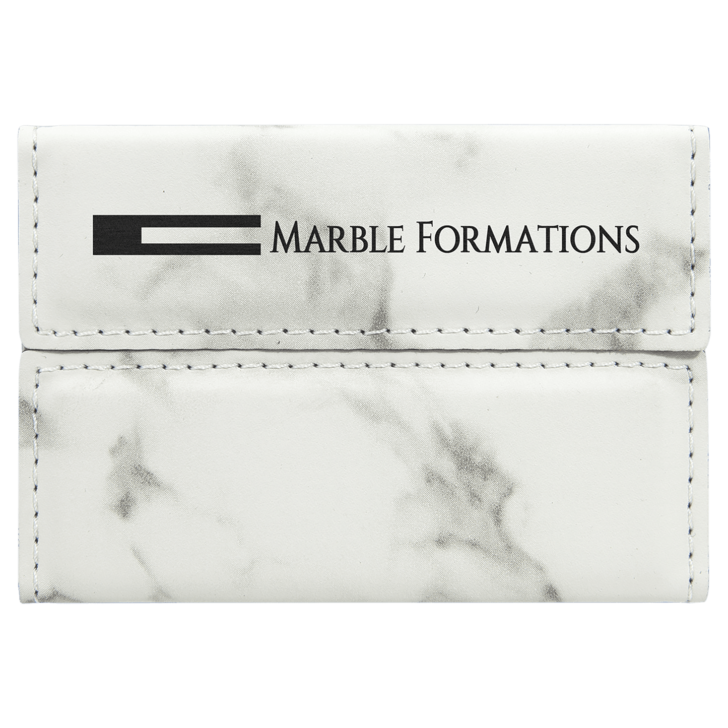 Leatherette Hard Business Card Holder