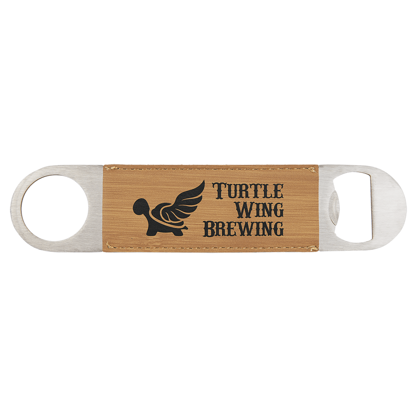 1 1/2" x 7" Leatherette Bottle Opener