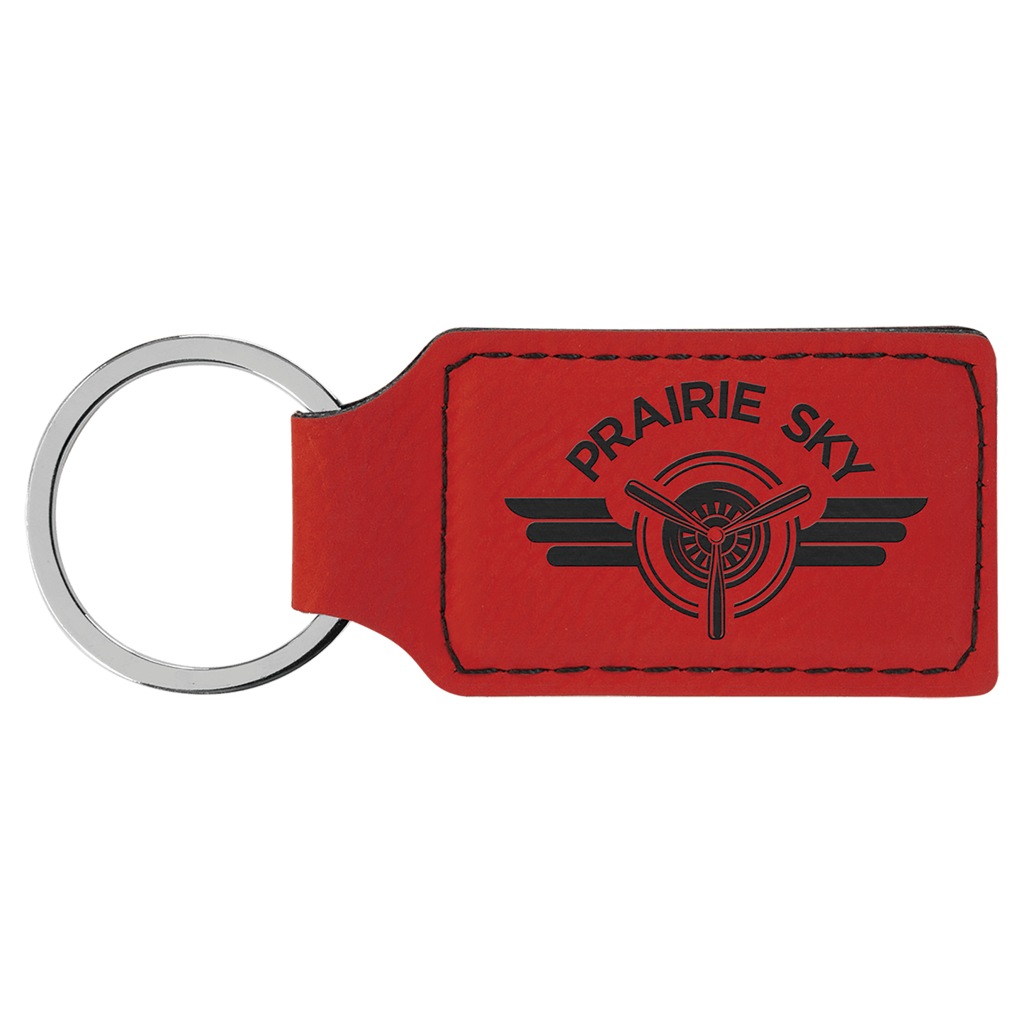 Leatherette Keychain