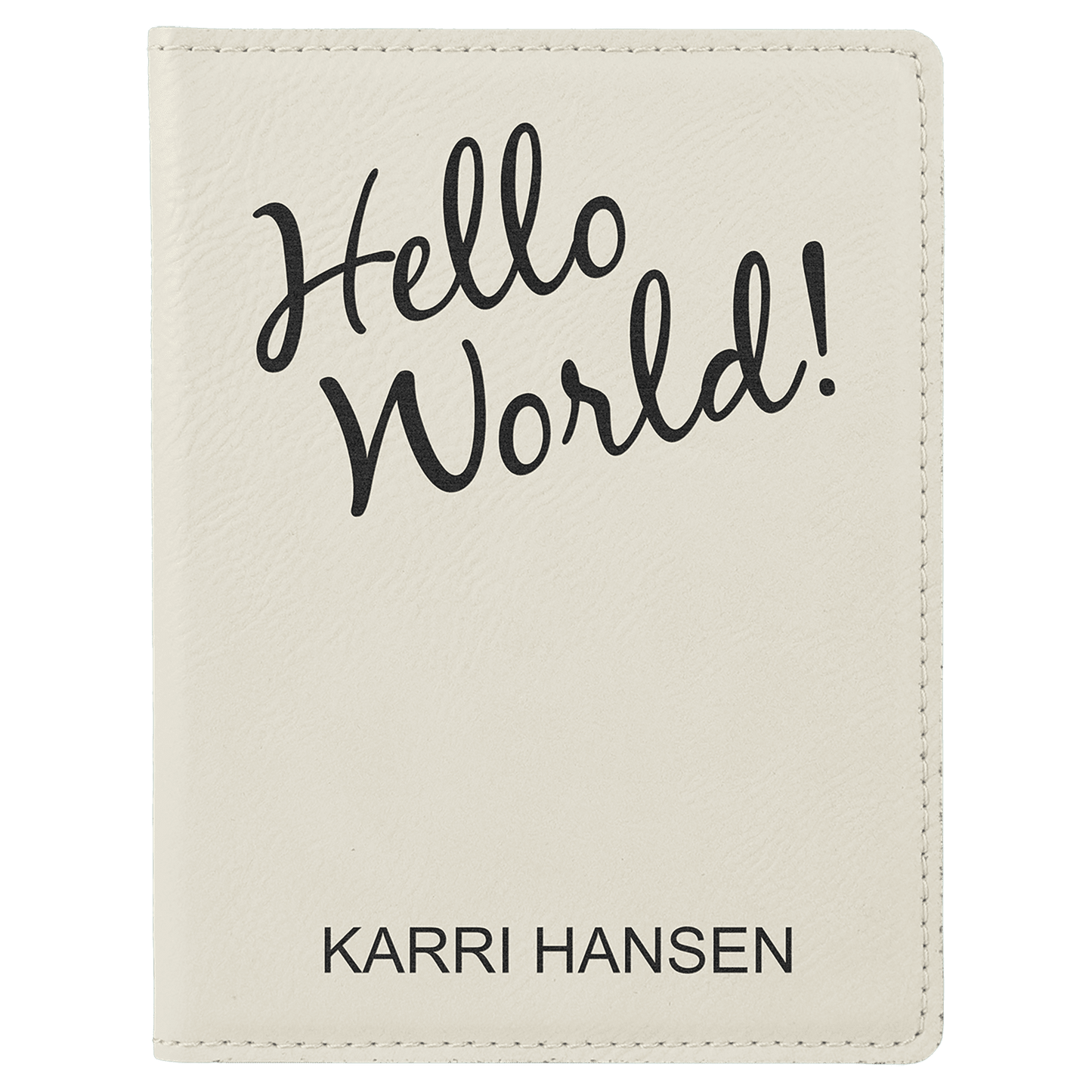 Leatherette Passport Holder