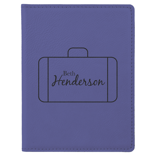 Leatherette Passport Holder