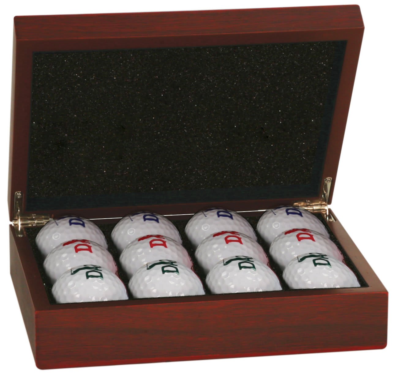 Rosewood Finish Golf Ball Set