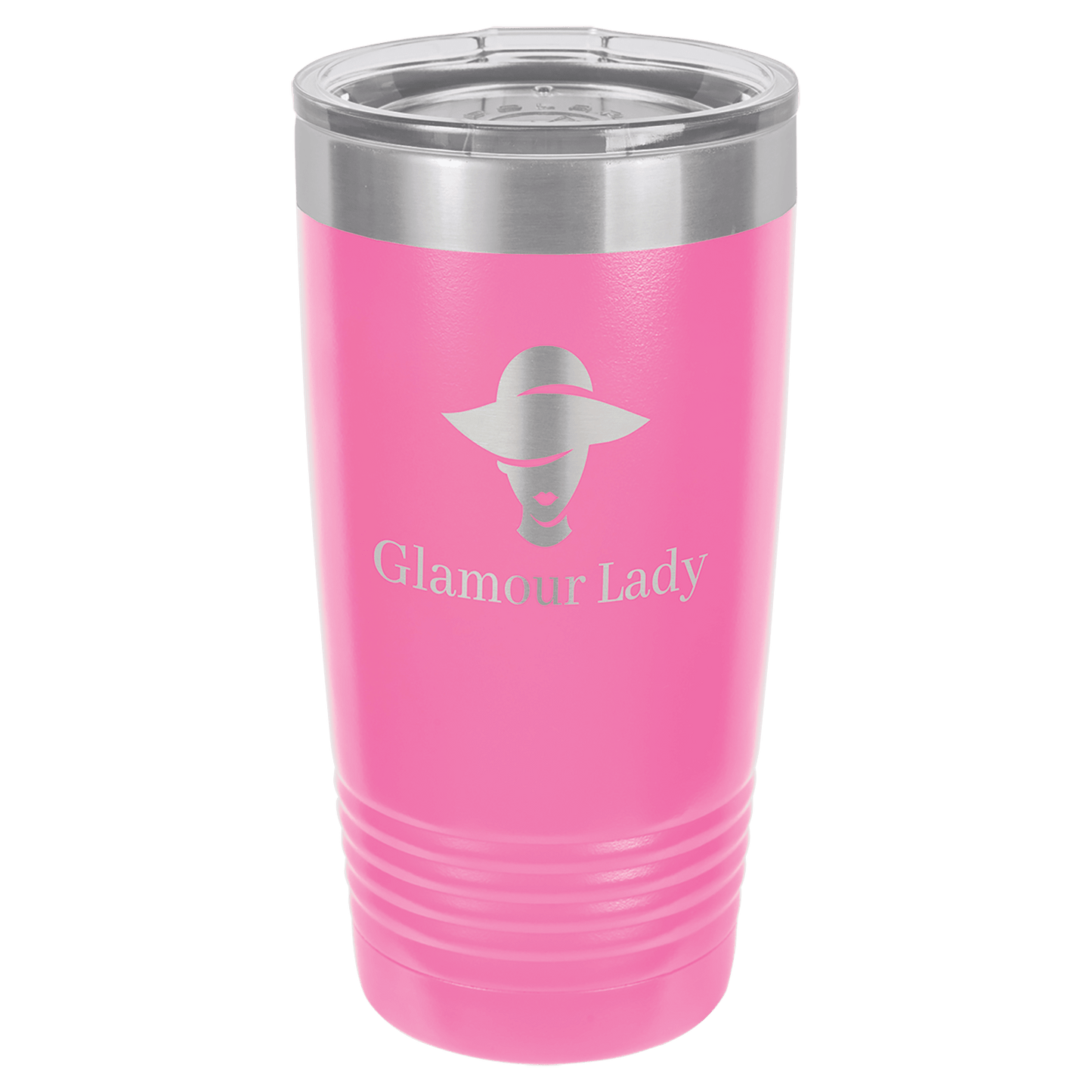 Polar Camel 20 oz. Vacuum Insulated Ringneck Tumbler with Clear Lid