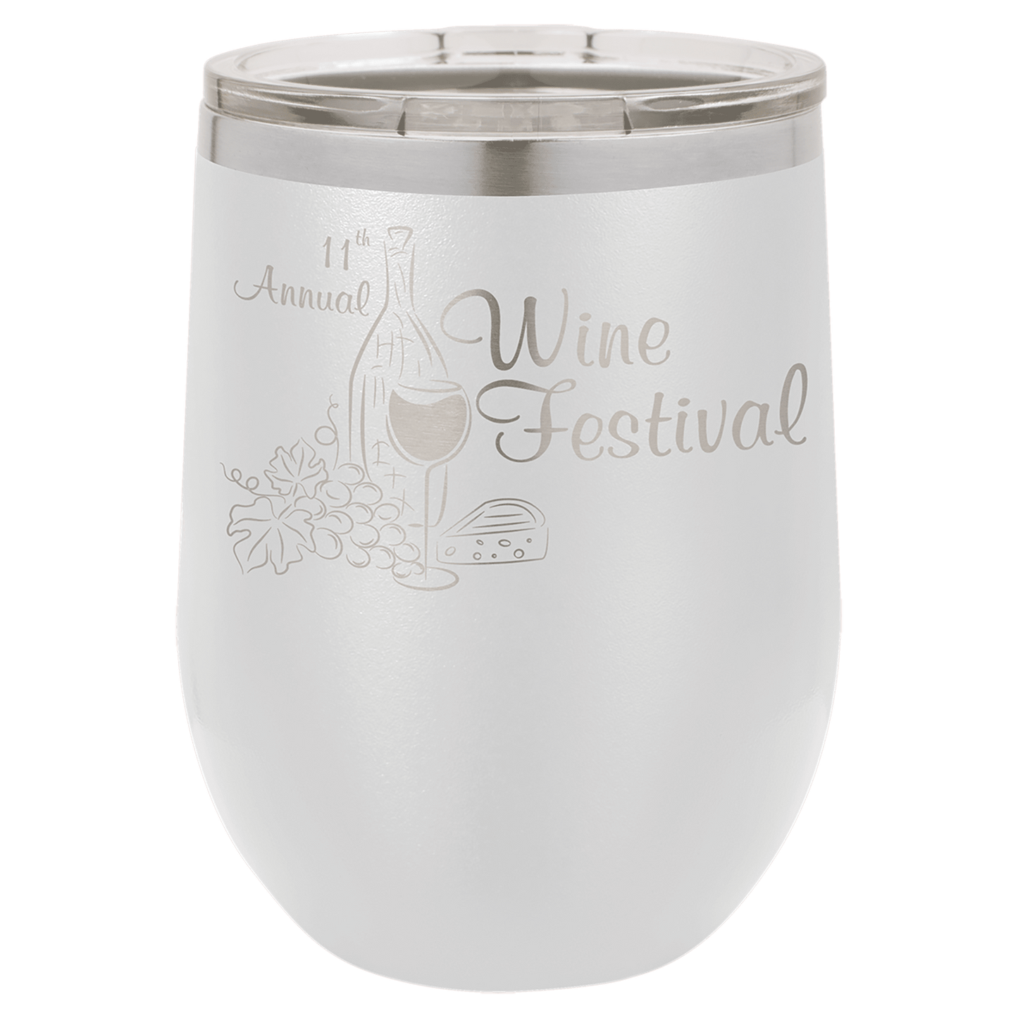 Polar Camel 12 oz. Stemless Wine Glasses