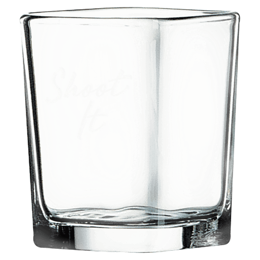 Polar Camel Square Glass Shot Glass