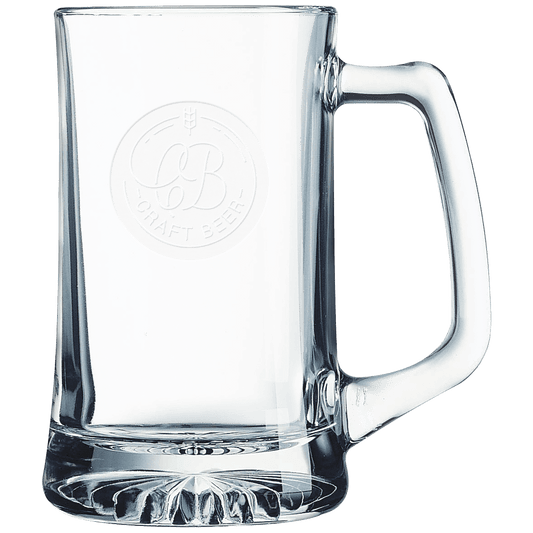 Polar Camel Glass Beer Mug with Handle