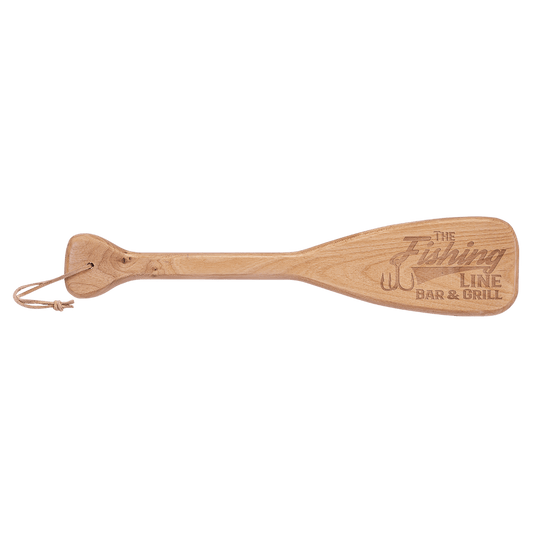 Boat Paddle with Leather String