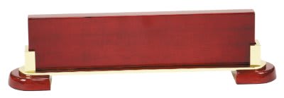 Rosewood Piano Finish and Metal Name Bar