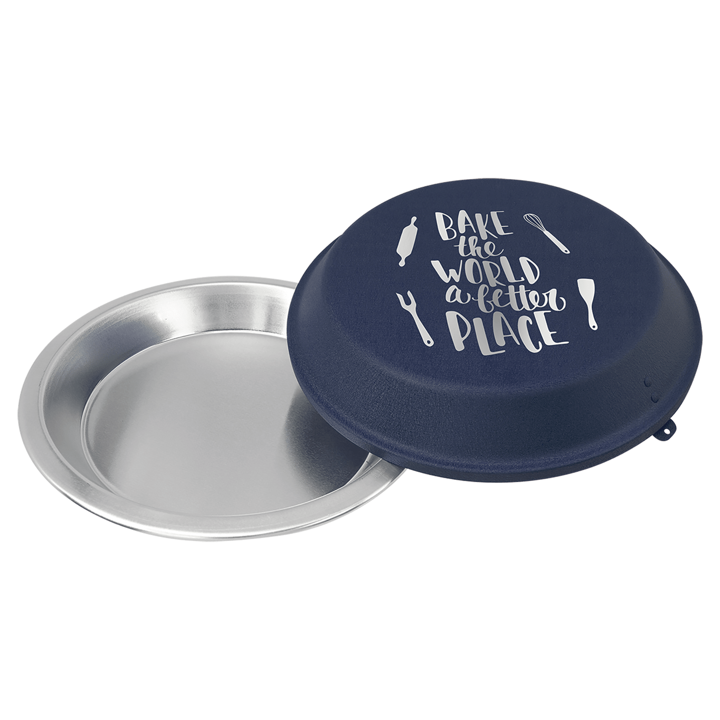 9" Aluminum Pie Pan with Powder Coated Lid