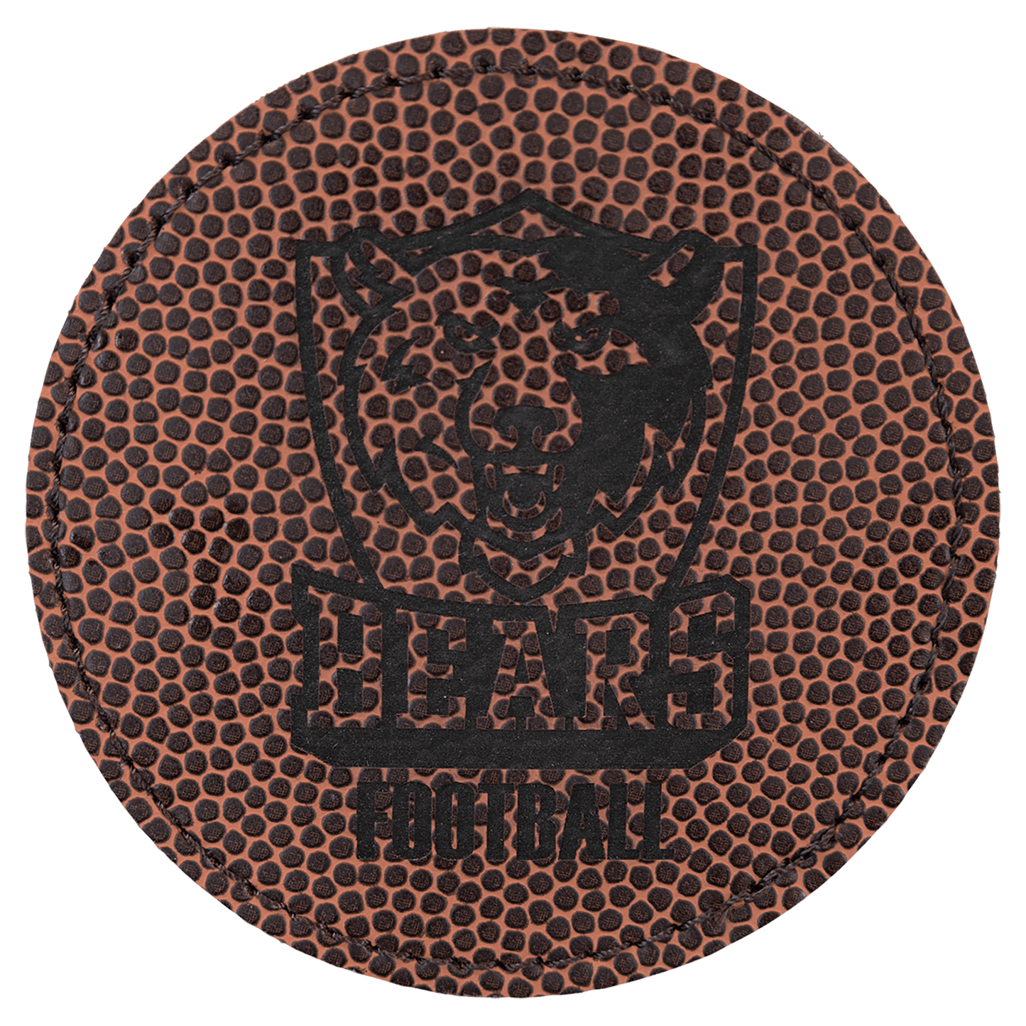 Leatherette Patch Round