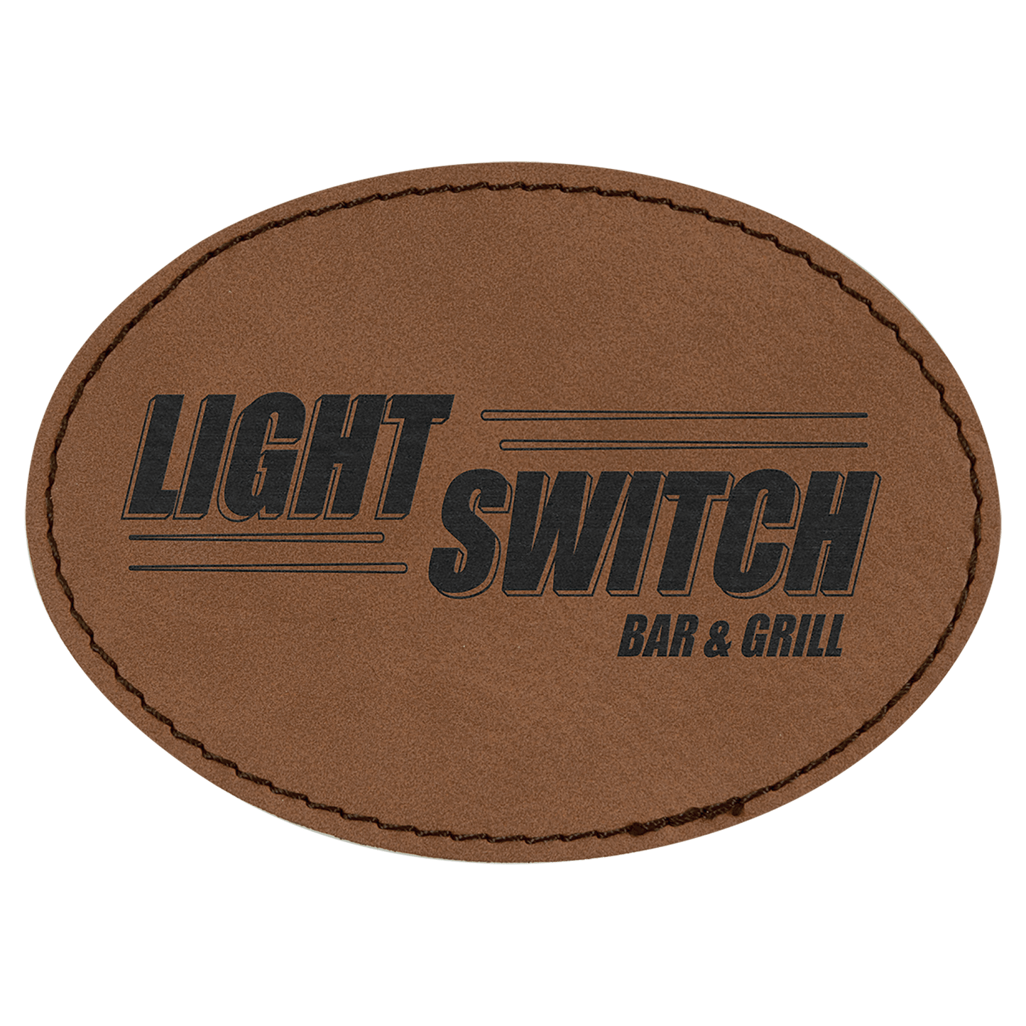 Leatherette Patch Oval