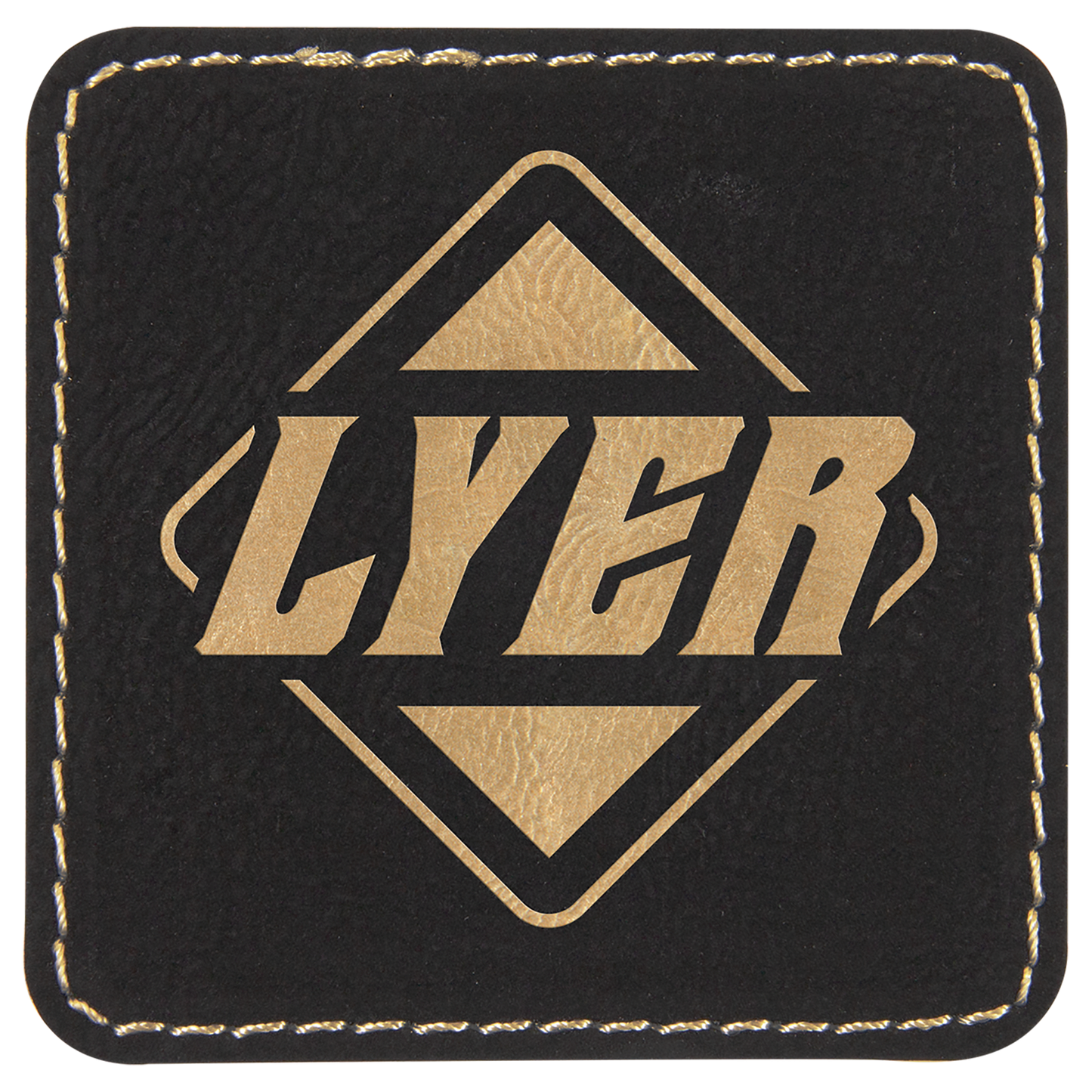 Leatherette Patch Square