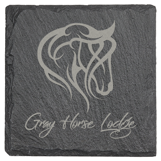 4" Slate Coaster