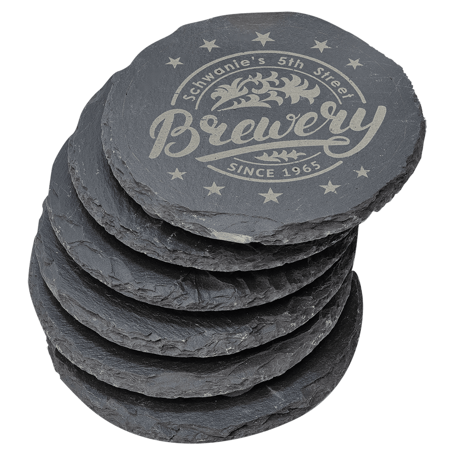 Slate Coaster Set-6 Piece