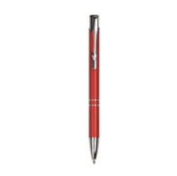 Gloss Ballpoint Pen with Silver Trim