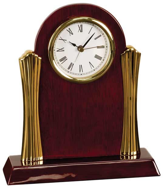 Clock with Gold Columns